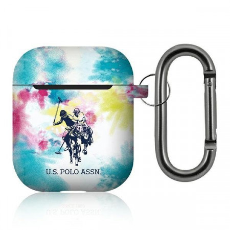 Оригинален калъф за слушалки US Polo Tie&Dye USACA2PCUSML - AirPods многоцветен