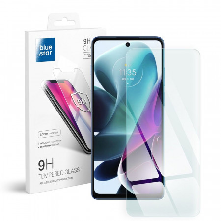 Плосък закален стъклен протектор BLUE STAR - Motorola Moto G200 5G / Edge S30