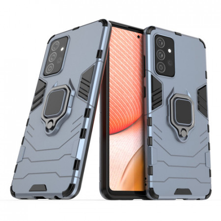 Подсилен гръб със стойка Ring Armor - Samsung Galaxy S20 FE 5G син
