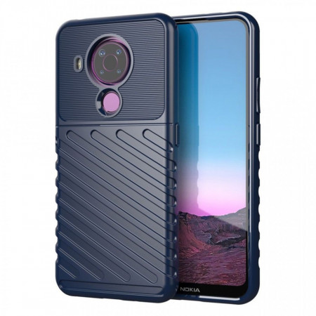 Подсилен гръб Thunder - Nokia 5.4 син