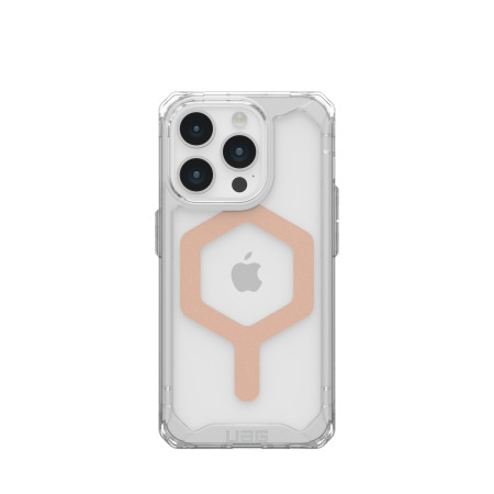 Подсилен гръб UAG Plyo Pro MagSafe - iPhone 15 Pro ice-gold розов