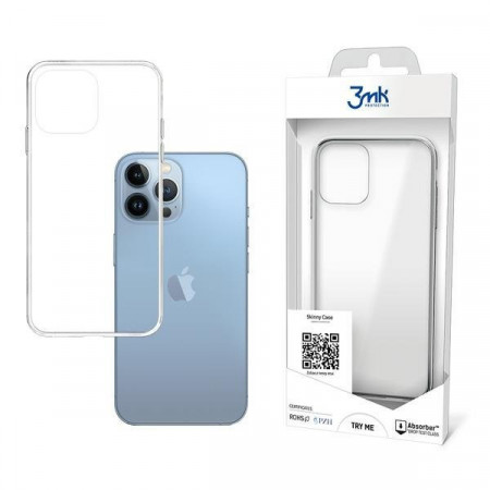 Прозрачен гръб 3MK Skinny - iPhone 13 Pro Max прозрачен