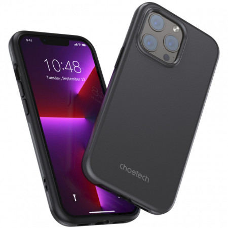 Противоударен гръб CHOETECH MFM Anti-drop MagSafe - iPhone 13 Pro черен