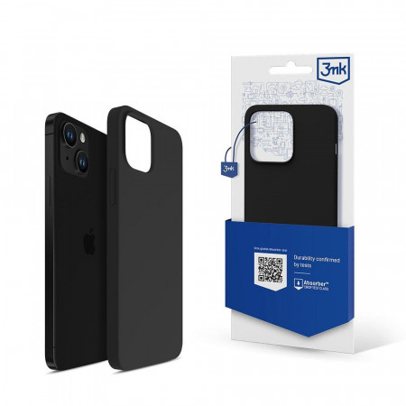 Силиконов гръб 3mk Silicone - iPhone 14 Plus черен
