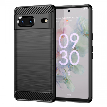 Силиконов гръб Carbon - Google Pixel 7 черен