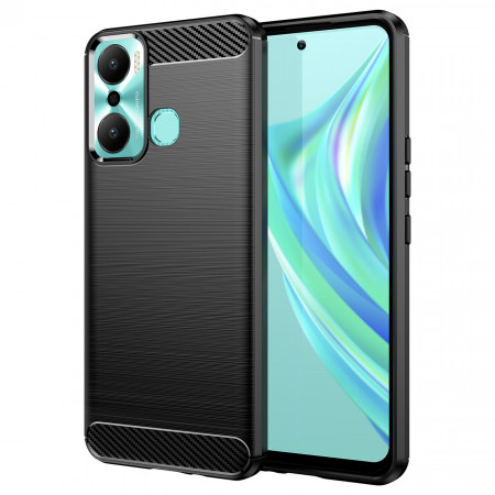 Силиконов гръб Carbon - Infinix Hot 20 Play черен