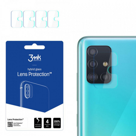 4 бр. гъвкав протектор за камера 3mk Lens Protection - Samsung Galaxy A51 5G