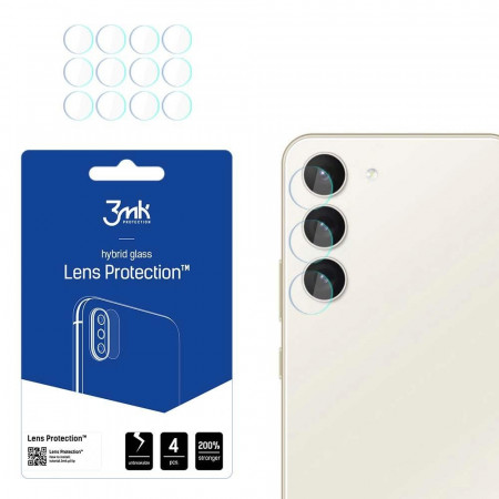 4 бр. гъвкав протектор за камера 3mk Lens Protection - Samsung Galaxy S23