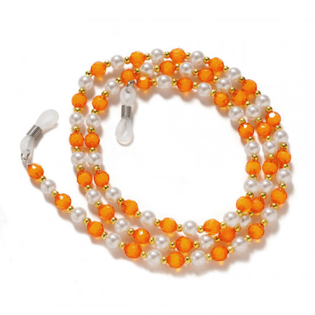 Chain - sunglasses beads pendant оранжев
