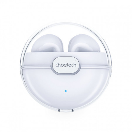 Choetech TWS безжични слушалки with charging case бял (BH-T08)