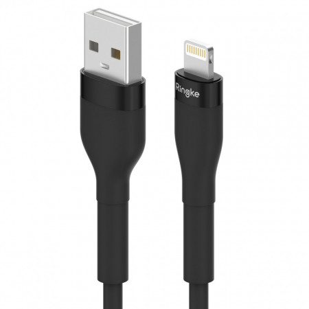 Ringke USB-A кабел - Lightning 480Mb / s 12W 1.2m черен (CB09963RS)