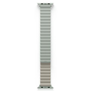 Двулицева магнитна каишка UNIQ Revix - Apple Watch Ultra 49mm / Ultra 2 49mm / 45mm Series 9 / 45mm Series 8 / 45mm Series 7 / 44mm SЕ (2nd gen) / 44mm SE / 44mm Series 6 / 44mm Series 5 / 44mm Series 4 / 42mm Series 3 / 42mm Series 2 резеда / бежов - Img 8