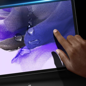 Закален стъклен протектор DUX DUCIS - Samsung Galaxy Tab S7+ 5G (12.4") / S7 FE / S8+ прозрачен - Img 4
