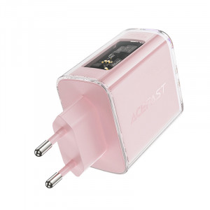 Зарядно за стена ACEFAST GaN 65W USB Type A / 2x USB Type C (A45) лилаво - Img 6