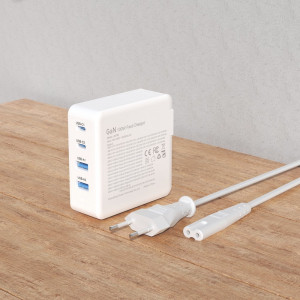 Зарядно за стена DUDAO GaN 100W 2x USB Type A / 2x USB Type C бяло - Img 9
