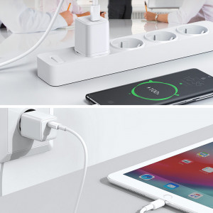 Зарядно за стена JOYROOM 25W USB Type C 3A (L-P251) бяло - Img 4