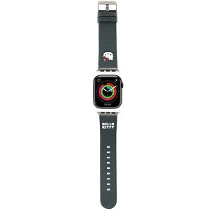 Каишка HELLO KITTY Kitty Head strap - Apple Watch 41mm Series 9 / 41mm Series 8 / 41mm Series 7 / 40mm Series 6 / 40mm SE / 40mm Series 5 / 40mm Series 4 / 38mm Series 3 / 38mm Series 2 / 38mm (1st gen) черен - Img 1