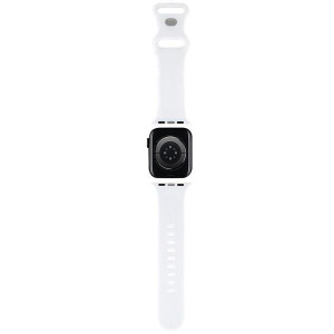 Каишка HELLO KITTY Silicone Bows & Stripes Strap - Apple Watch 41mm Series 9 / 41mm Series 8 / 41mm Series 7 / 40mm Series 6 / 40mm SE / 40mm Series 5 / 40mm Series 4 / 38mm Series 3 / 38mm Series 2 / 38mm (1st gen) черен - Img 2