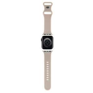 Каишка HELLO KITTY Silicone Kitty Head strap - Apple Watch 41mm Series 9 / 41mm Series 8 / 41mm Series 7 / 40mm Series 6 / 40mm SE / 40mm Series 5 / 40mm Series 4 / 38mm Series 3 / 38mm Series 2 / 38mm (1st gen) бежов - Img 2