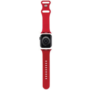 Каишка HELLO KITTY Silicone Kitty Head strap - Apple Watch 41mm Series 9 / 41mm Series 8 / 41mm Series 7 / 40mm Series 6 / 40mm SE / 40mm Series 5 / 40mm Series 4 / 38mm Series 3 / 38mm Series 2 / 38mm (1st gen) червен - Img 2