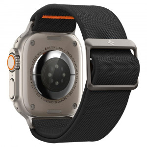 Каишка SPIGEN Fit Lite Ultra - Apple Watch 45mm Series 9 / 45mm Series 8 / 45mm Series 7 / 44mm SЕ (2nd gen) / 44mm SE / 44mm Series 6 / 44mm Series 5 / 44mm Series 4 черен - Img 2