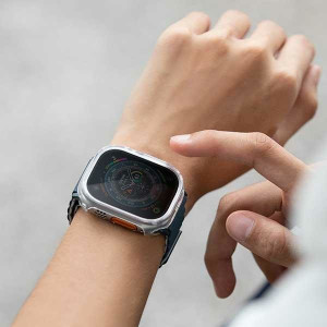 Калъф за корпус UNIQ Garde - Apple Watch Ultra 49mm / Ultra 2 49mm прозрачен / dove transparent - Img 3