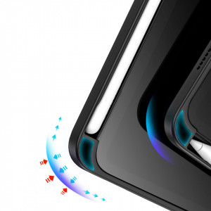 Калъф тип книга с функция стойка и Smart Sleep функция DUX DUCIS Magi с място за писалка - iPad mini 8.3" (6th gen 2021) черен - Img 10