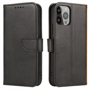 Калъф тип книга Magnet Elegant - Xiaomi Redmi Note 12 / Poco X5 черен - Img 1