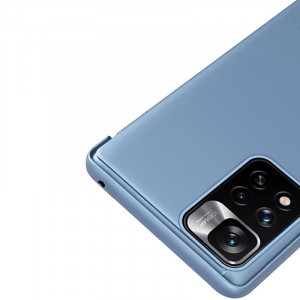 Огледален калъф тип книга Clear View - Huawei nova 8i / Honor 50 Lite черен - Img 2