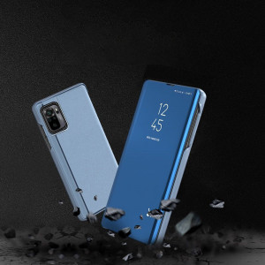 Огледален калъф тип книга Clear View - Xiaomi Poco M4 Pro 5G розов - Img 5