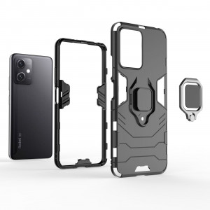 Подсилен гръб с магнитна стойка Ring Armor - Xiaomi Poco X5 / Redmi Note 12 черен - Img 14