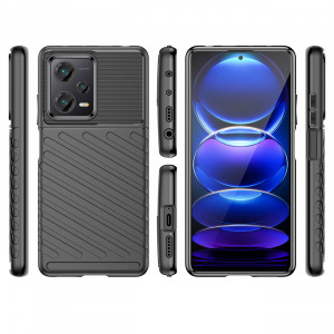 Подсилен гръб Thunder - Xiaomi Redmi Note 12 Pro+ 5G черен - Img 2