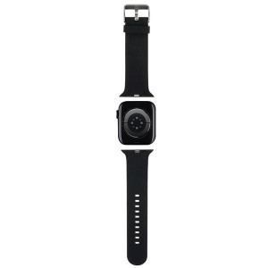 Силиконова каишка Karl lagerfeld 3D Rubber Karl & Choupette Heads strap - Apple Watch Ultra 49mm / Ultra 2 49mm / 45mm Series 9 / 45mm Series 8 / 45mm Series 7 / 44mm SЕ (2nd gen) / 44mm SE / 44mm Series 6 / 44mm Series 5 / 44mm Series 4 / 42mm Series 3 / - Img 2