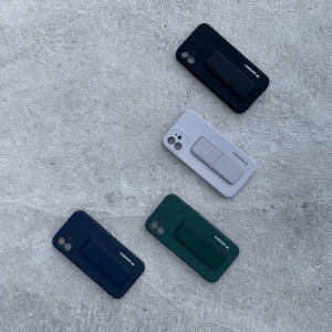 Силиконов гръб със стойка WOZINSKY Kickstand - Xiaomi Redmi 10X 4G / Redmi Note 9 светлосин - Img 9