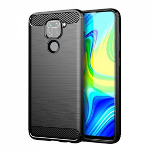 Силиконов гръб FORCELL Carbon - Xiaomi Redmi Note 9 / 10X 4G черен - Img 4