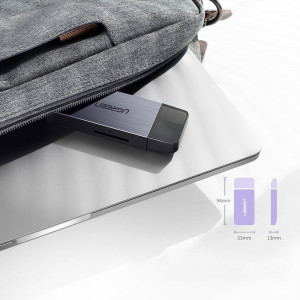 Четец за карти памет UGREEN SD / micro SD / CF / MS към USB 3.0 (50541) сив - Img 11