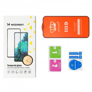 5D Full Glue закален стъклен протектор с пълно покритие WOZINSKY - Xiaomi Redmi A1 / A1+ / A2 / A2+ с черна рамка - Img 5