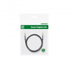 90° аудио кабел UGREEN жак 3.5mm 0.5m син (AV112) - Img 5