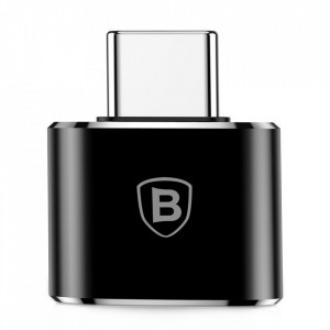 Адаптер On-the-Go BASEUS USB Type C към USB Type A 2.0 2.4A (CAT On-the-Go-01) черен - Img 4