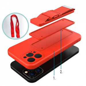 Гръб Rope с каишка - Xiaomi Redmi 10X 4G / Redmi Note 9 розов - Img 6