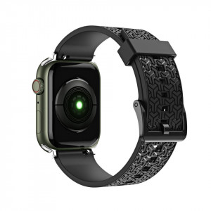 Каишка Y - Apple Watch 7 / SE (45 / 44 / 42mm) черен - Img 2