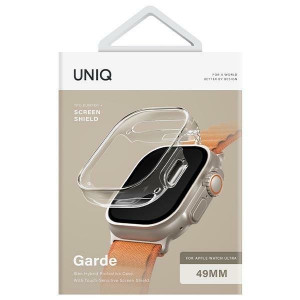 Калъф за корпус UNIQ Garde - Apple Watch Ultra 49mm / Ultra 2 49mm прозрачен / dove transparent - Img 4