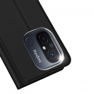 Калъф тип книга DUX DUCIS Skin Pro - Xiaomi Poco C55 / Redmi 12C черен - Img 3