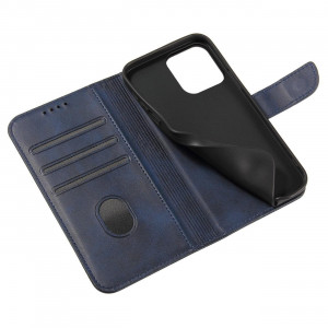 Калъф тип книга Magnet Elegant - Xiaomi Redmi Note 12 / Poco X5 син - Img 6
