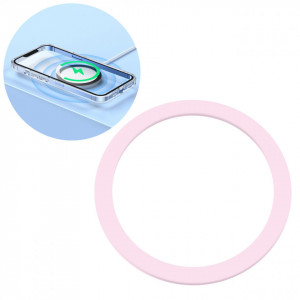 Магнитен метален ринг за телефон JOYROOM MagSafe (JR-Mag-M3) розов - Img 1