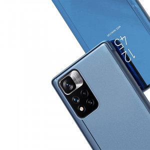 Огледален калъф тип книга Clear View - Huawei nova 8i / Honor 50 Lite черен - Img 3