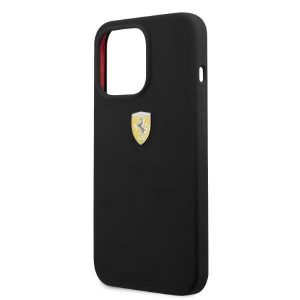 Оригинален твърд гръб FERRARI Silicone MagSafe FESSIHMP13XBK - iPhone 13 Pro Max черен - Img 6