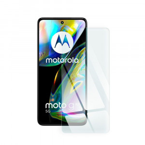 Плосък закален стъклен протектор BLUE STAR - Moto g82 - Img 5