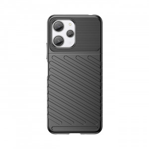 Подсилен гръб Thunder - Xiaomi Redmi 12 / Note 12R / Poco M6 Pro черен - Img 1