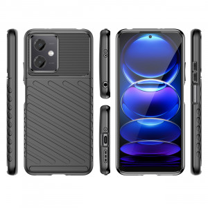 Подсилен гръб Thunder - Xiaomi Redmi Note 12 / Poco X5 черен - Img 2